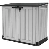 Keter Gartenbox - Balkon Midi Grau-schwarz 132x71,5x113,5cm