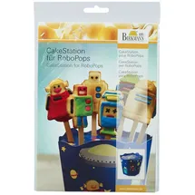 RBV Birkmann Birkmann CakeStations für RoboPops Kuchenhalter Kuchen Lolli Backzubehör Ø 17 cm