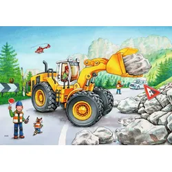 Bagger und Waldtraktor