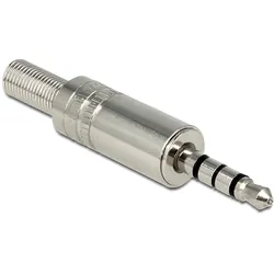 Delock Stereo plug 3.5 mm stereo with bend protection