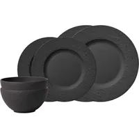 Villeroy & Boch Manufacture Rock Basic-Set 6-tlg. schwarz