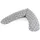 Theraline Stillkissen 180 cm Sterne Grau