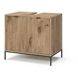 Vicco Waschtischunterschrank Eliza Viking Oak 70 x 63 cm mit 2 Türen