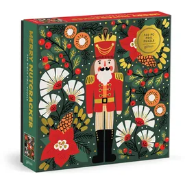 abrams and chronicle books iwuk Merry Nutcracker 500 Piece Foil Puzzle