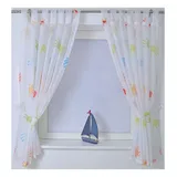Kutti Gardine Schlaufen 140 x 145 cm Transparent 1 St