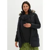 bonprix Umstandsjacke 3-in-1 Tragefunktion für Schwangerschaft und Babytragen schwarz M (40)