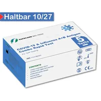 5x Safecare 3in1 COVID-19 & Influenza A+B Antigen Selbsttest | MHD 10/27 - neueste Formel | Grippe Corona SARS-CoV-2 Antigentest Schnelltest  | 3124
