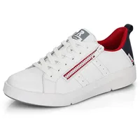Rieker 41906 snow-white true-red 40