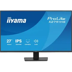 IIYAMA iiyama ProLite X2791HS-B1 68,6cm 27" IPS LED-Monitor Full-HD 120Hz HDMI DP Slim-Line Adaptive Sync Energieklasse C schwarz 27 Zoll Business Monitor 1 ms Reaktionszeit 120 Hz