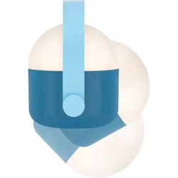 REMEMBER Leuchte Ole blue – Ø 16 cm – Modernes Wohnaccessoire in Pastellfarben