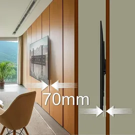 Maclean Brackets Maclean MC-778 TV-Halterung (55 Schwarz