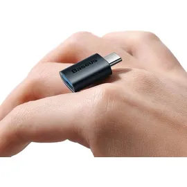 Baseus Ingenuity USB-C to USB-A adapter OTG (blue)