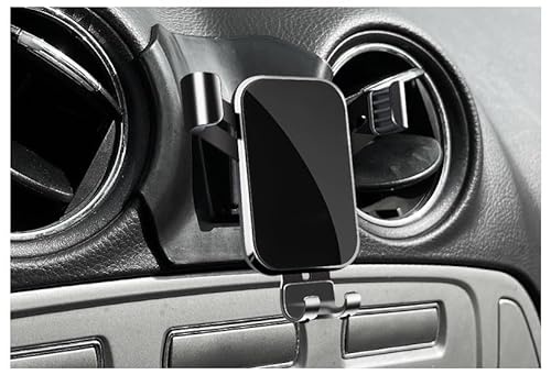 QCHIAN Handyhalterung Auto für Ford Mondeo 2007 2008 2009 2010 2011 2012, Kfz Handyhalterung Auto Lüftung Halter, 360° Drehbar Handy Halterung, Stabil Smartphone Halterung Auto Zubehör,A Black