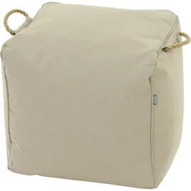 Siena Garden Sitzhocker Integral Polyester 46 x 48 x 46 cm Beige