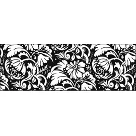 Ursus Transparentpapier 115 g/qm 25 Blatt Black & White Blumenornamente
