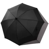 Doppler Regenschirm Fiber Long Automatic Move Black / Grey