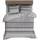 Traumschlaf Premium Bettwäsche Streifen Grau 200 x 220 cm + 2 x 80 x 80 cm