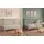 Kids Collective Babybett Kinderbett Gitterbett mit Rausfallschutz Baby Bett | stabiles Buchenholz | Juniorbett | Europe | Kinderzimmer Jugendzimmer... | Grün