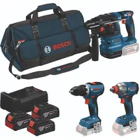 Bosch GSR 18V-65 inkl. 3 x 5,0 Ah + Tasche