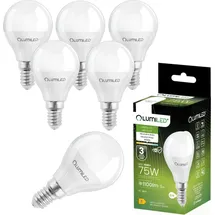 Lumiled LED-Birne 6er Set E14 10 W Neutralweiß 4000 K