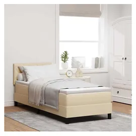 vidaXL Boxspringbett 80 x 200 cm Creme