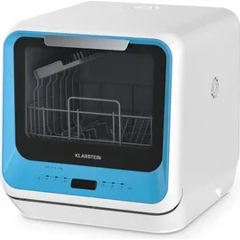 Klarstein Amazonia Mini Tischgeschirrspüler (freistehend, 435 mm breit, Blau)