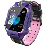 PTHTECHUS Kinder Spiel Smartwatch Telefon, Kind Armbanduhr Touchscreen Uhr mit Anruf Taschenrechner Taschenlampe Schrittzähler SOS Wecker Kamera, Geschenk für Jungen Mädchen Studenten