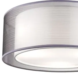 GLOBO LED Deckenleuchte 3x E14 grau rund