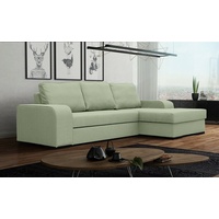 JVmoebel Ecksofa Schlafsofa Eck Sofa Couch Bettfunktion Polster Eck Garnitur Neu, Mit Bettfunktion grün