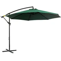 Outsunny Sonnenschirm Grün, Metall, 2.5x2.95 cm, Sonnen- - Sichtschutz,