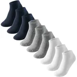 SCHIESSER Herren Sneakersocken Uncover 9er Pack