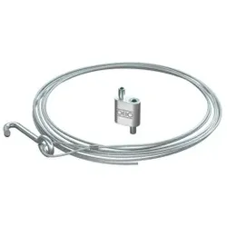 OBO 1450725 Tragseil mit Trapezblechhaken 2x1000mm, St, G