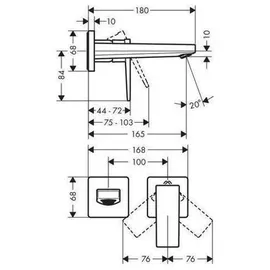 Hansgrohe Metropol Einhandmischer chrom 32525000