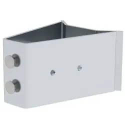Wandanker verstellbar, Aluminium, Wandabstand 155mm