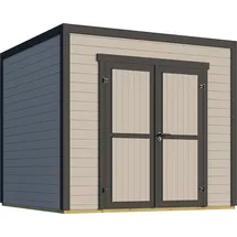 Weka Batu 2 2,50 x 2,50 m Hellgrau