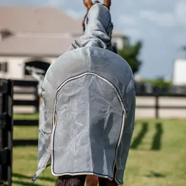 Horseware Rambo Protector Integrated Pferdedecke 125 cm Beige/Silber/Weiß