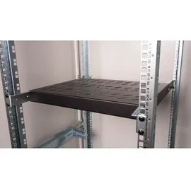 Roline Fachboden Stahl 1 HE 350 T schwarz
