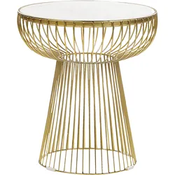 Beistelltisch CHEYNES Marmor Gold