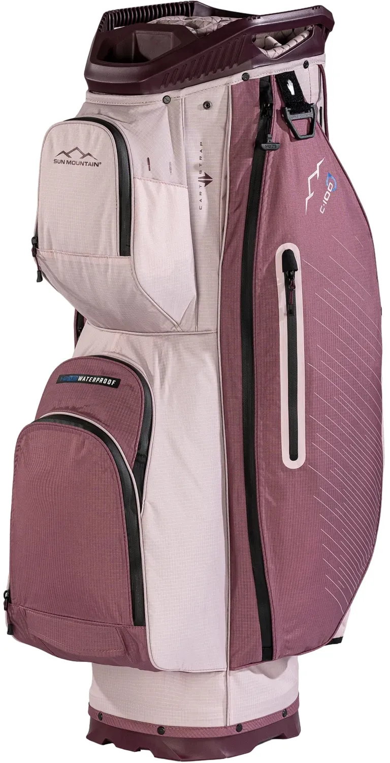 Sun Mountain Cartbag H2NO C100, beere/rosa