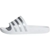 adidas Aqua Adilette Kids Cloud White / Silver Metallic / Cloud White 36    
