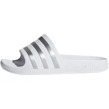 adidas Aqua Adilette Kids Cloud White / Silver Metallic / Cloud White 36    