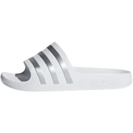 adidas Aqua Adilette Kids Cloud White / Silver Metallic / Cloud White 36    
