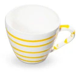 Gmundner Keramik Gelbgeflammt, Cappuccino Tasse 0,16 Liter