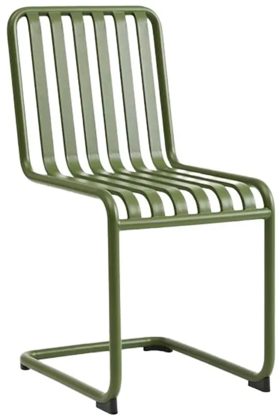Hay Palissade Cantilever Outdoor Stuhl Olive