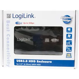 Logilink Festplattengehäuse 2 x 2,5'' SATA USB 3,0