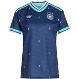 adidas Deutschland 2026 Auswärts Damen Fußballtrikot (Dunkelblau M Größe) Fußballtrikots