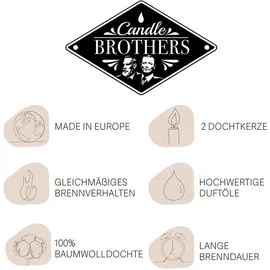 Candle BROTHERS Black Cherries Duftkerze 510 g rot