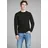 JACK & JONES Rundhals Pullover Schwarz L