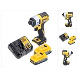 DeWalt DCF 887 E2 Akku Schlagschrauber 18 V 205 Nm 1/4" Brushless + 2x Akku 1,7 Ah + Ladegerät