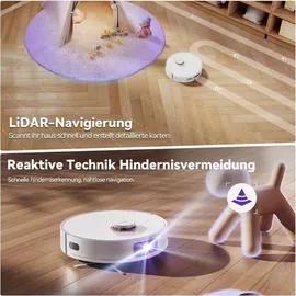 jonr P20 Pro Staubsauger Roboter Weiss
